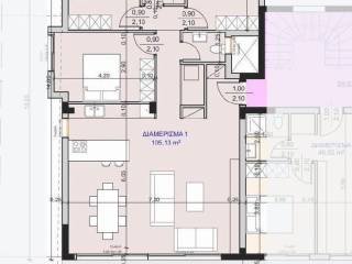 Forumland Real Estate, Κάτοψη 105,13 τμ. 1ου ορόφου