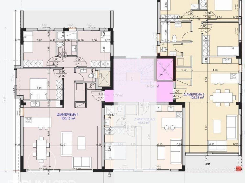 Forumland Real Estate, Κάτοψη 2ου ορόφου