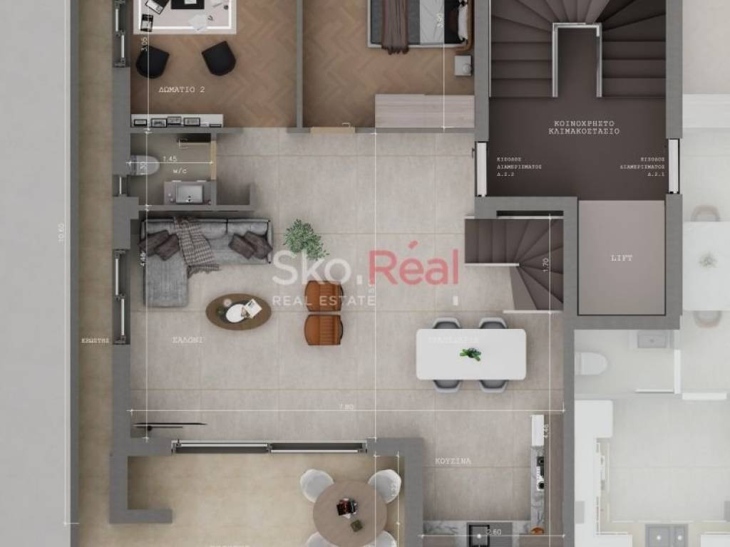 Κάτοψη 2ου ορόφου