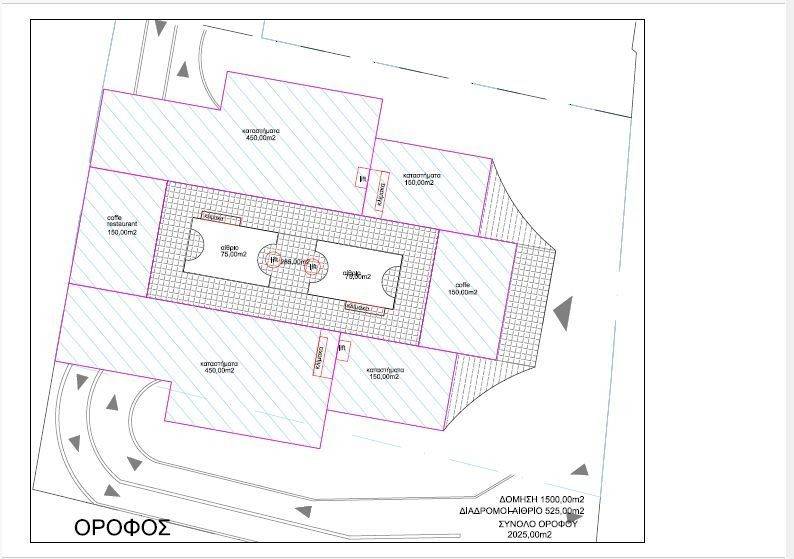 Plot of land in the center of the developing settlement