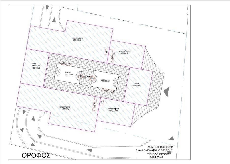 Plot of land in the center of the developing settlement