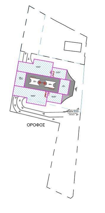 Plot of land in the center of the developing settlement