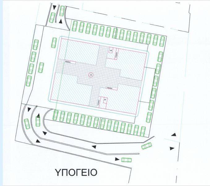 Plot of land in the center of the developing settlement