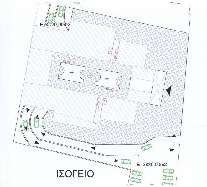 Plot of land in the center of the developing settlement