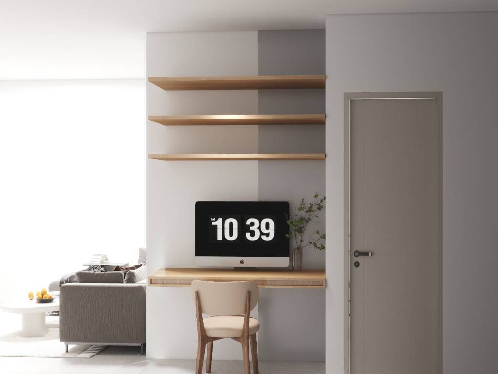 3D Σαλοκουζίνα/χώρος γραφείου