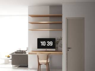 3D Σαλοκουζίνα/χώρος γραφείου