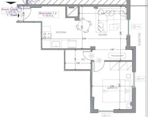 Forumland Real Estate, Κάτοψη  Δ1.2  38,60τμ