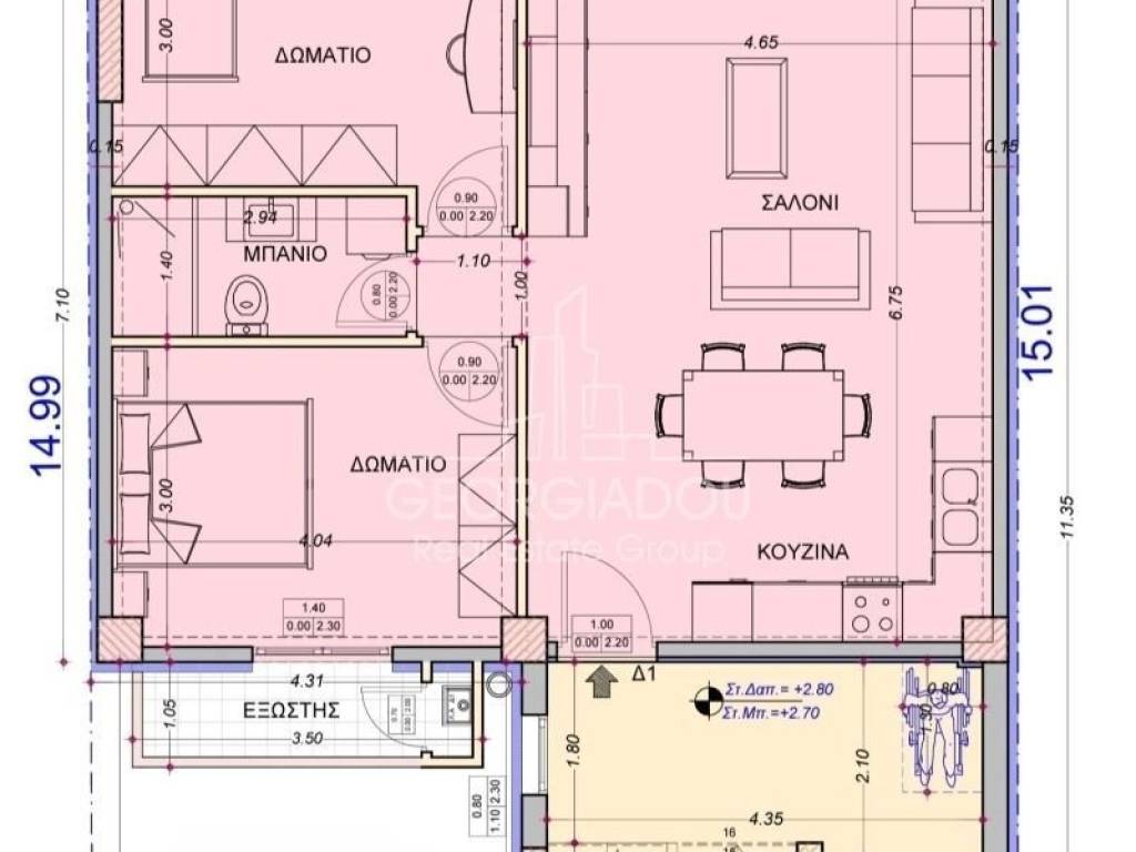 κατοψη διαμερισματος