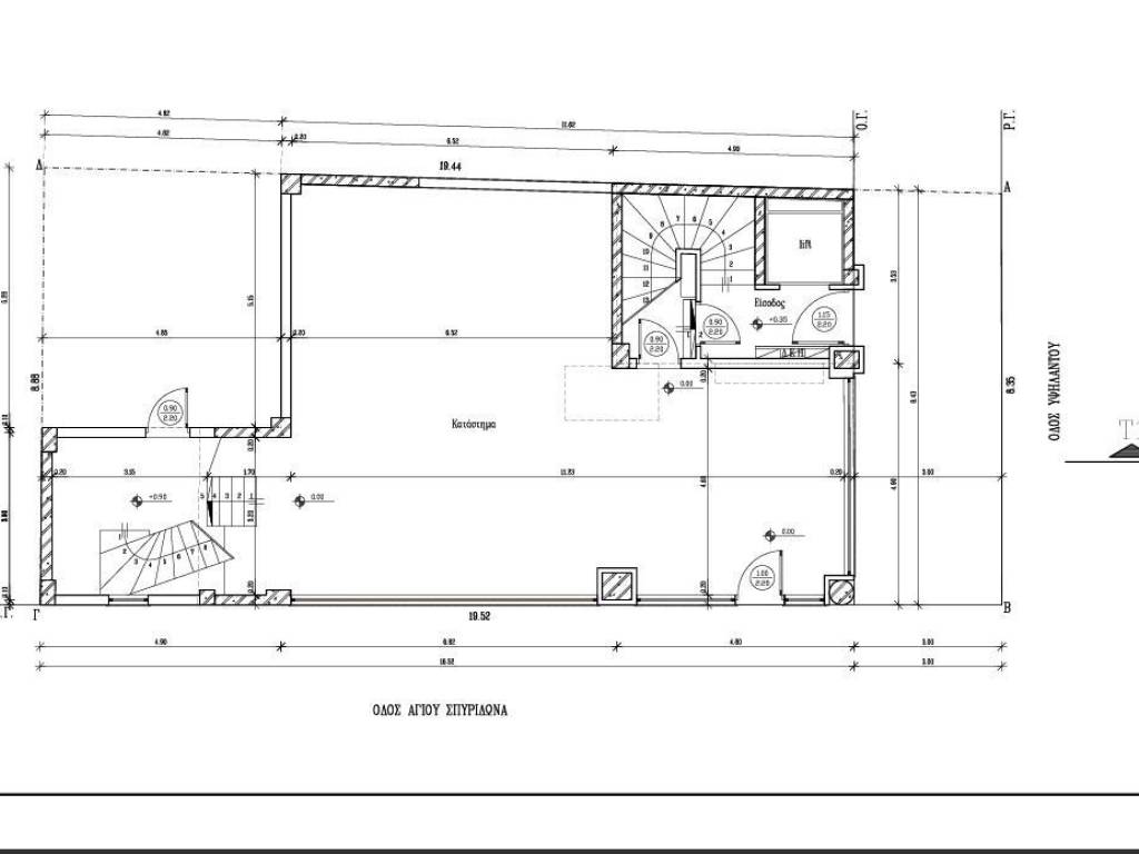 Κάτοψη ισογείου.
