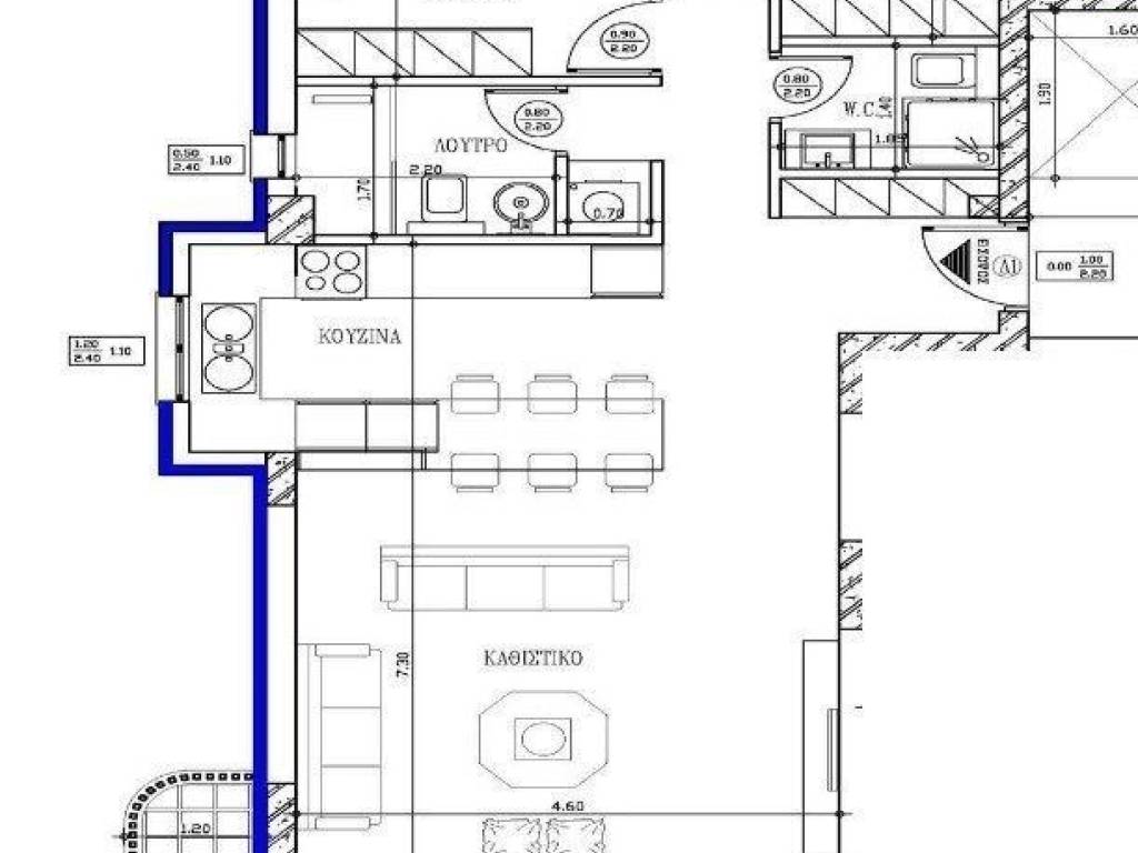 Forumland Real Estate, Κάτοψη Δ1 γωνιακό 101,41τμ
