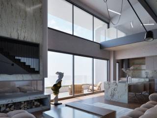 Καθιστικό &amp; κουζίνα, 3ος όροφος.