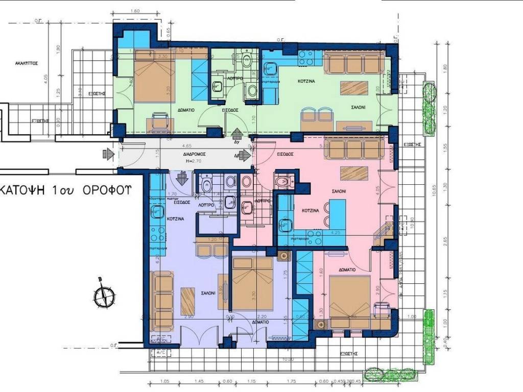 Forumland Real Estate, Κάτοψη ορόφου