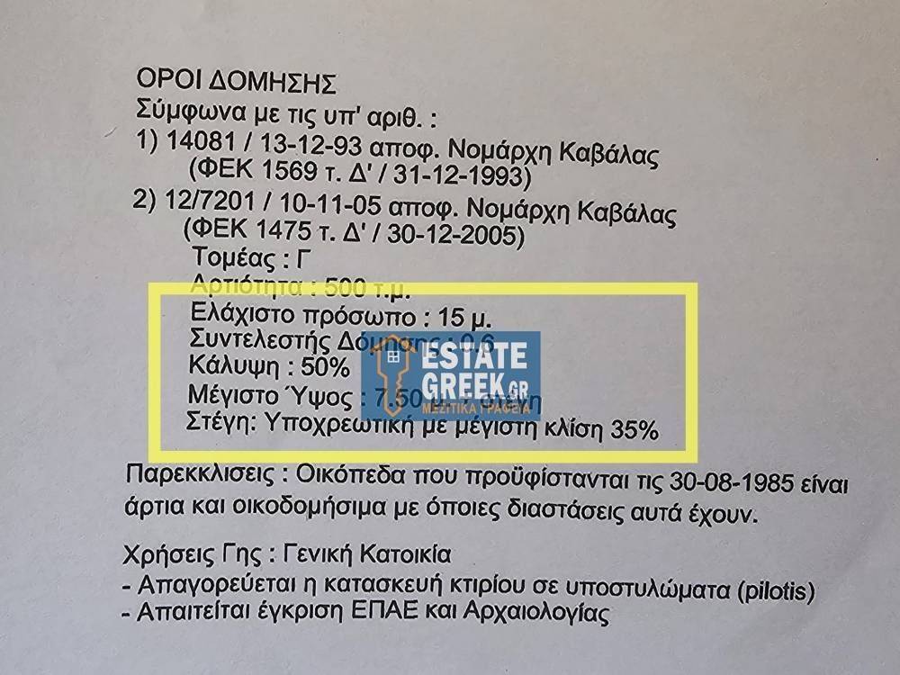 ★ Ιδανικό για Κατοικία ★ Μπορεί να κτίσει 655 τ.μ. ★
