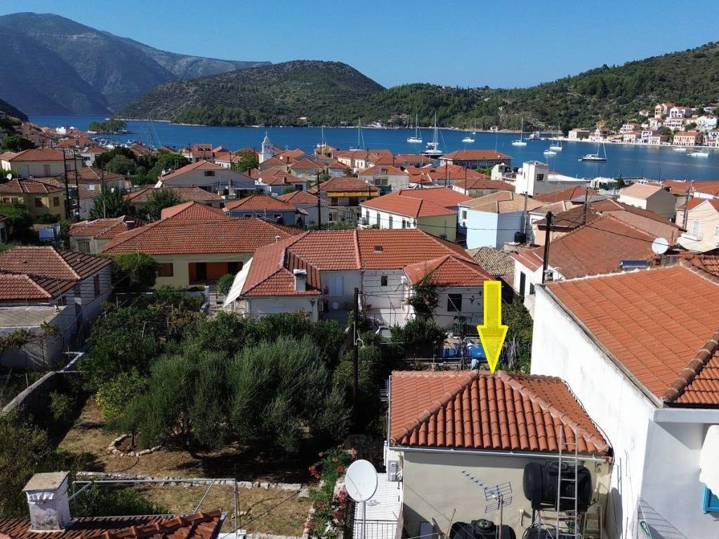 Aerial view of house for sale