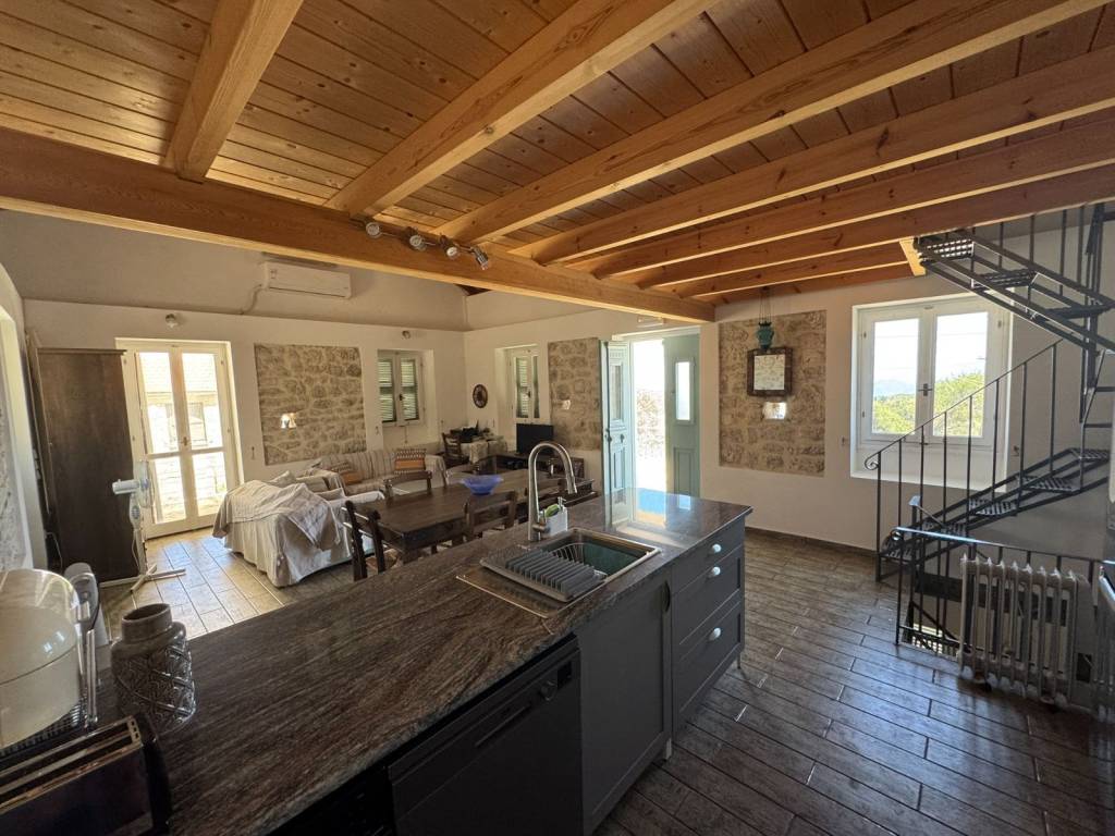 Kitchen and living area