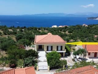 Aerial view of the house