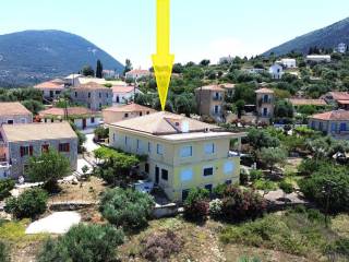 Aerial view of the house