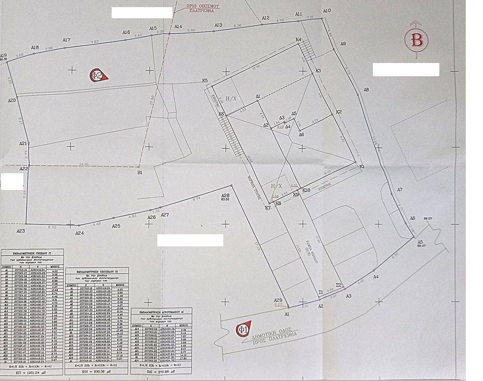 Survey diagram of the property
