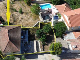 Aerial view and outlined border