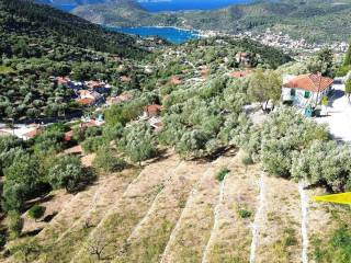 Aerial view of the land