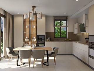 Open plan kitchen