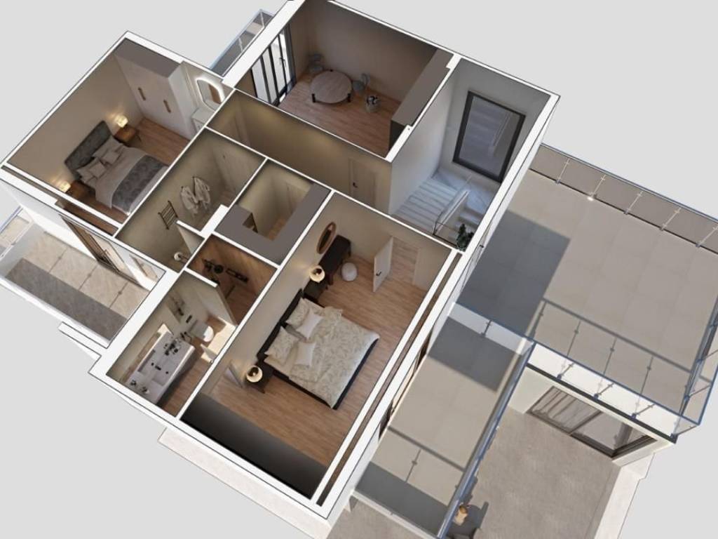 1 Floor - 3 bedrooms