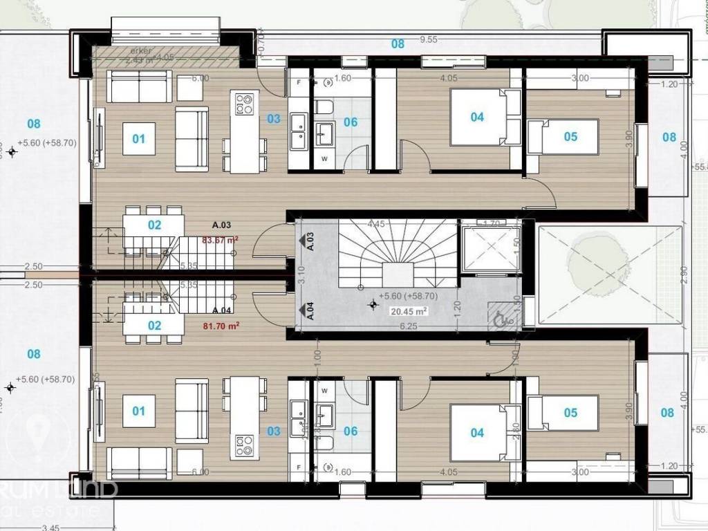 Forumland Real Estate, Κτίριο Α 2ος όροφος
