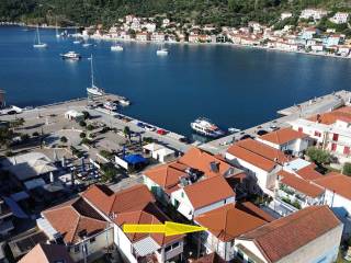 Aerial view of the house