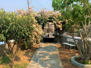 Stone path to front gate