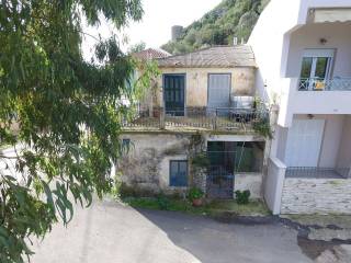 Aerial view of the house