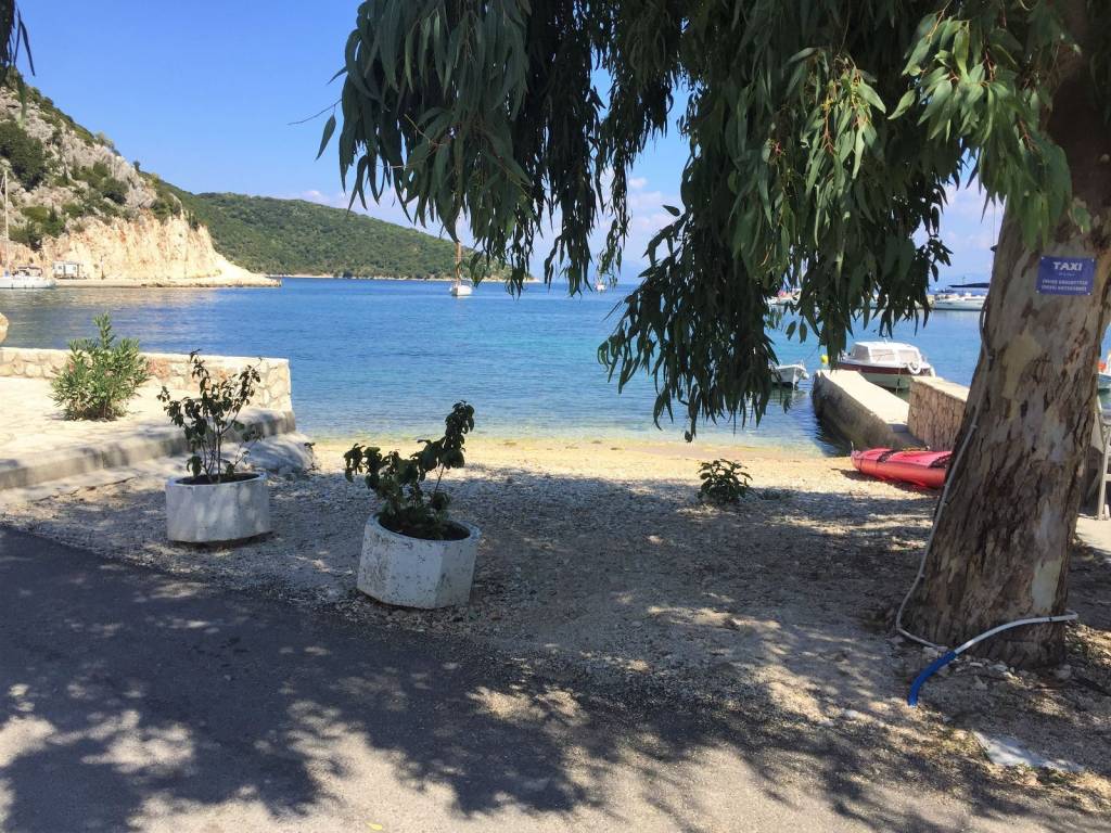 Beach in front of the house