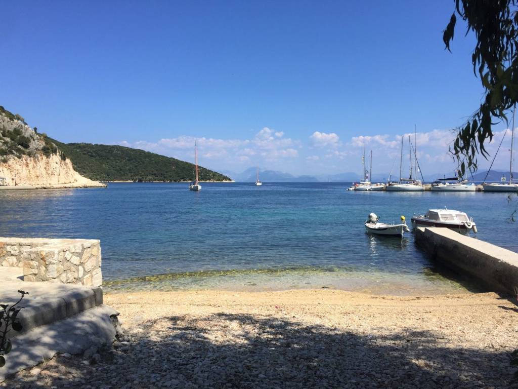 Sea in front of the house