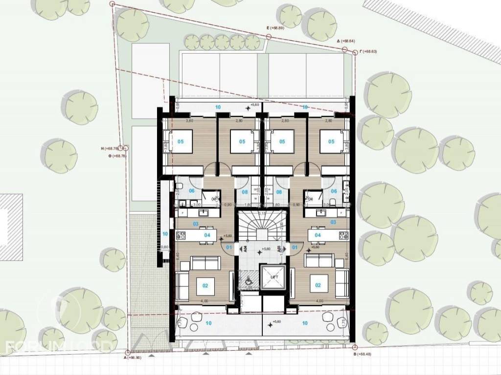 Forumland Real Estate, Κάτοψη ορόφου