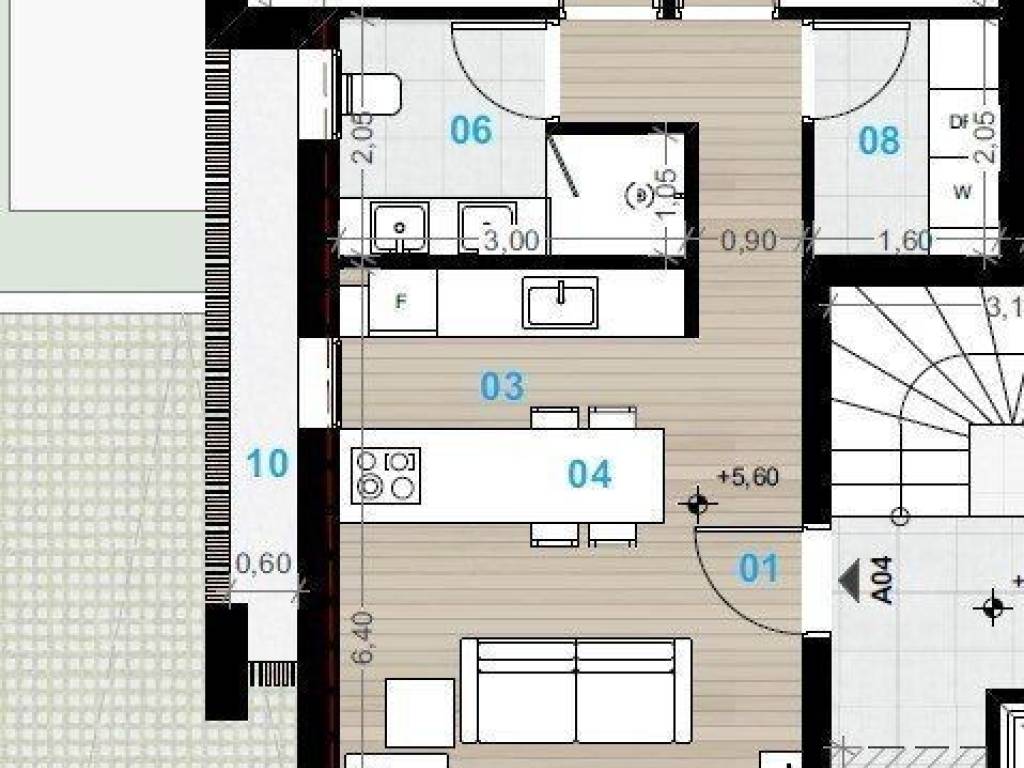 Forumland Real Estate, Κάτοψη 2ου Α04  90,59τμ