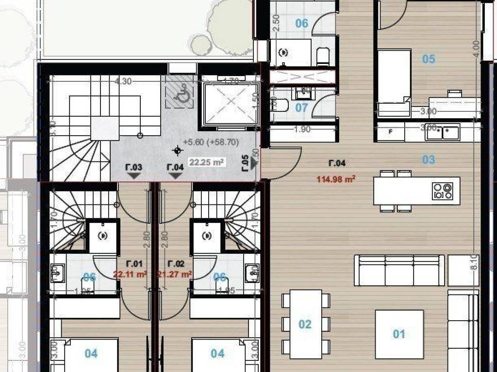 Forumland Real Estate, Κάτοψη Γ Κτίριο 2ος οροφος