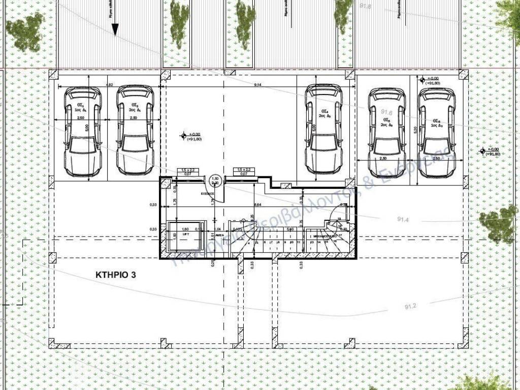 Forumland Real Estate, Κάτοψη πυλωτή κτίριο 3