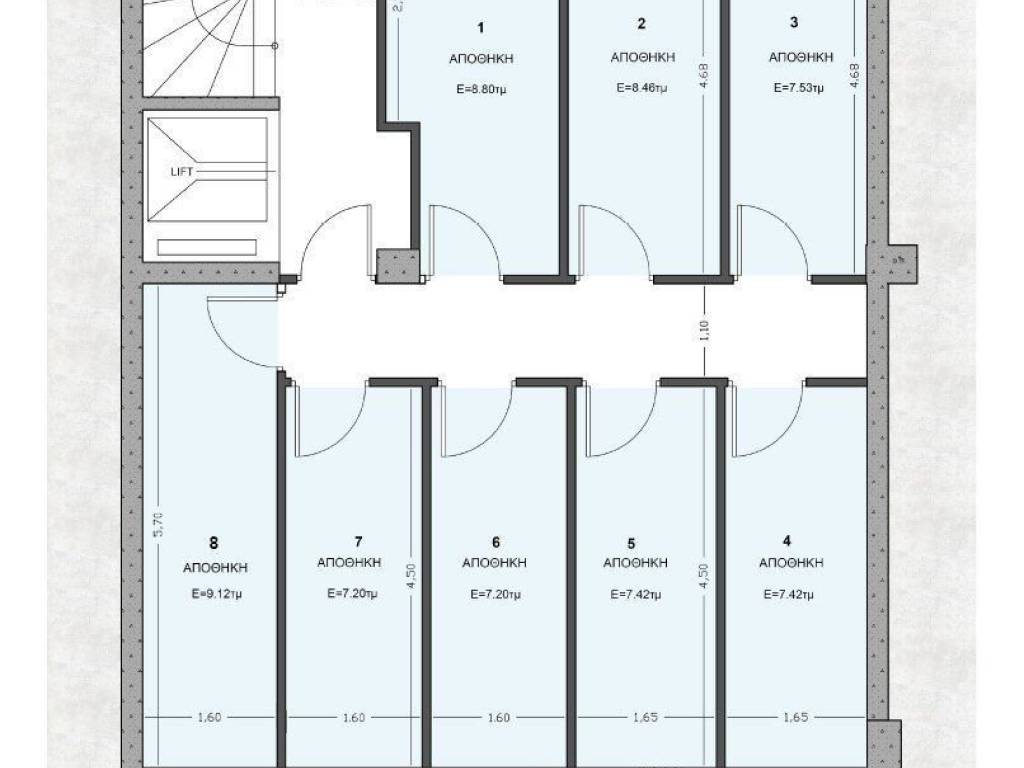 Forumland Real Estate, Κάτοψη υπογείου