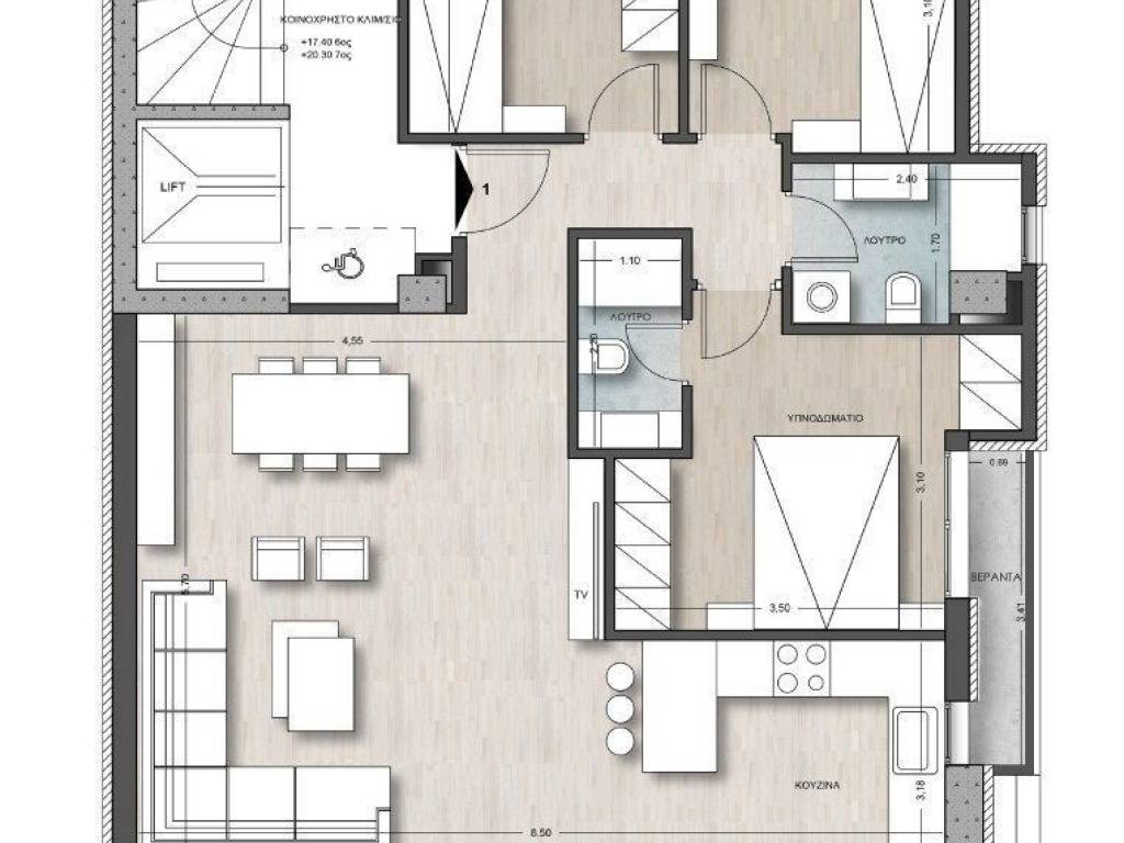 Forumland Real Estate, Κάτοψη 7ου διαμερίσματος