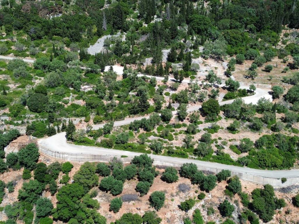 Aerial view of the plot