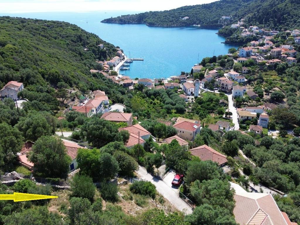 Aerial view and location of the plot