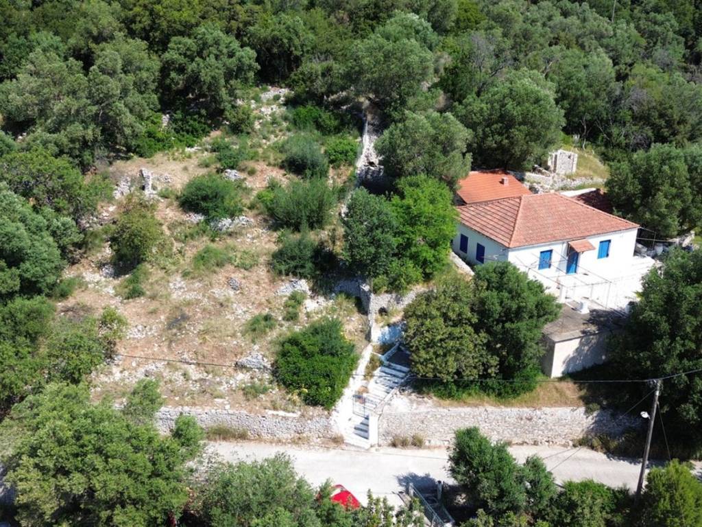 Aerial view of the land