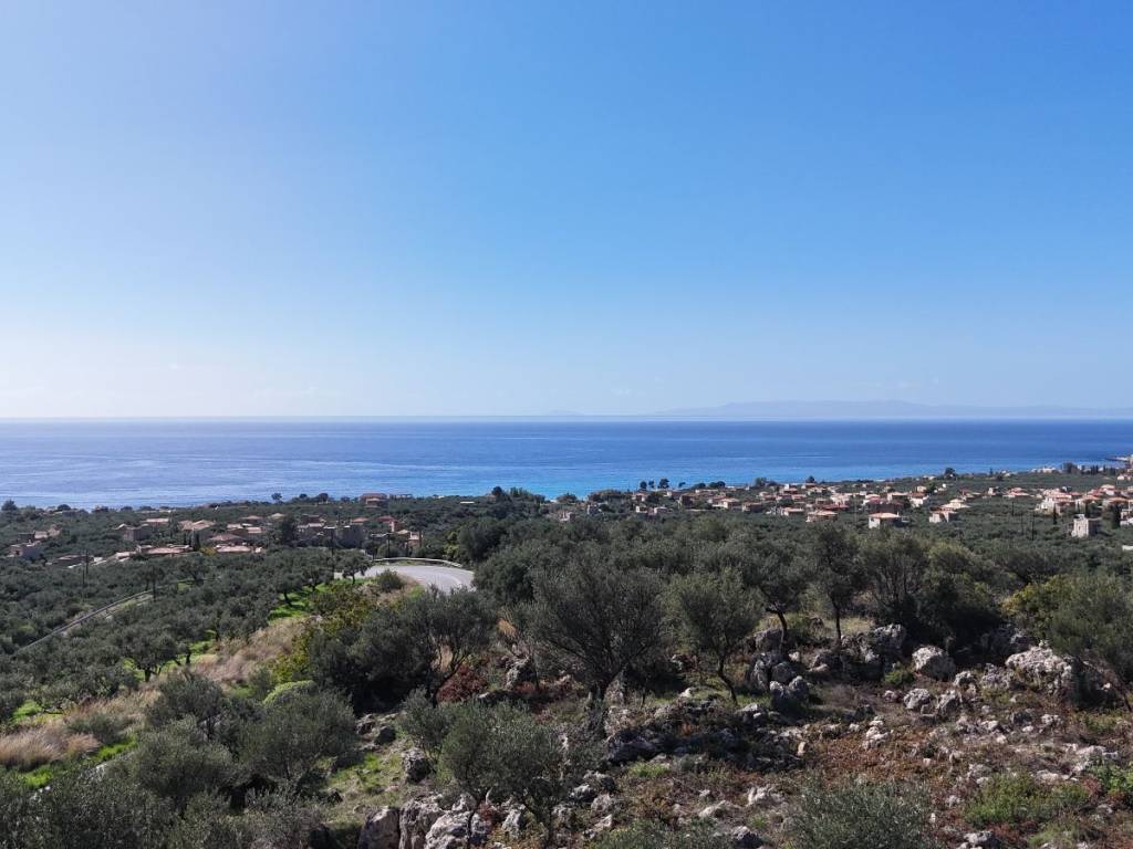 Aerial view towards Pantazi Beach