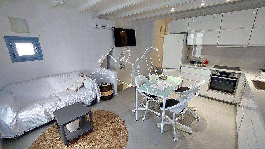 Ο ενιαίος χώρος καθιστικού, τραπεζαρίας, κουζίνας - Open plan living area