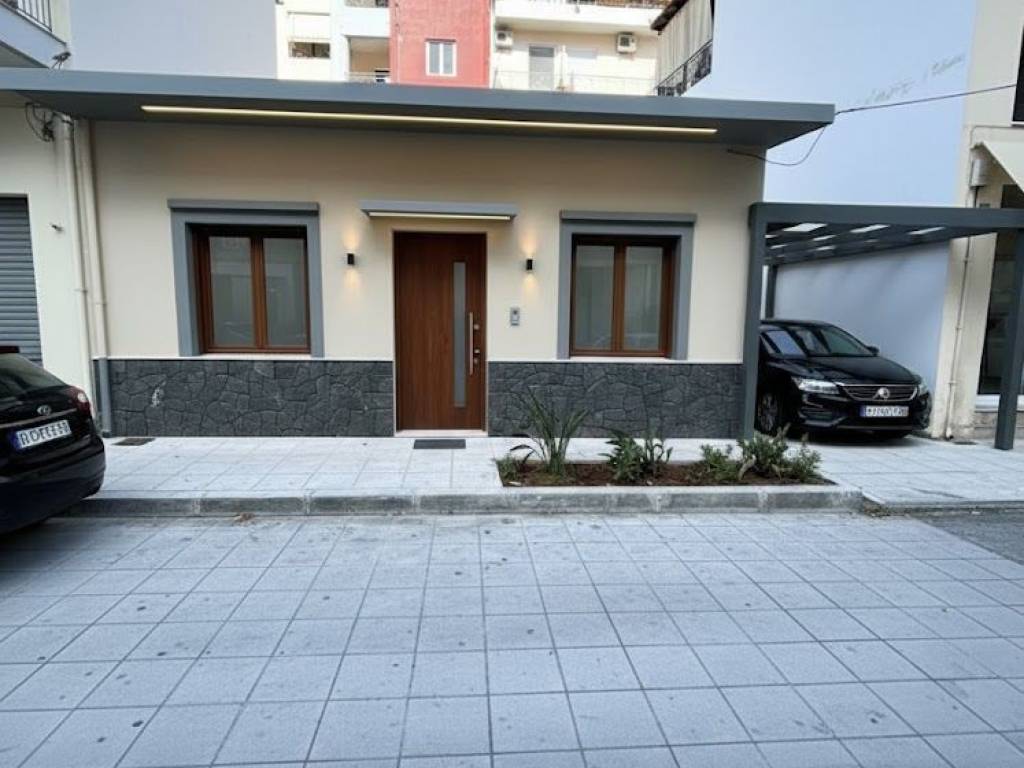 Πιθανή ανακαίνιση με γκρι χρωματισμούς μοντέρνα - πρόσοψη