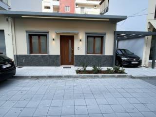 Πιθανή ανακαίνιση με γκρι χρωματισμούς μοντέρνα - πρόσοψη