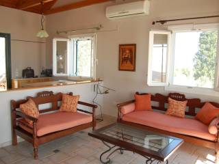 Open plan kitchen and living area