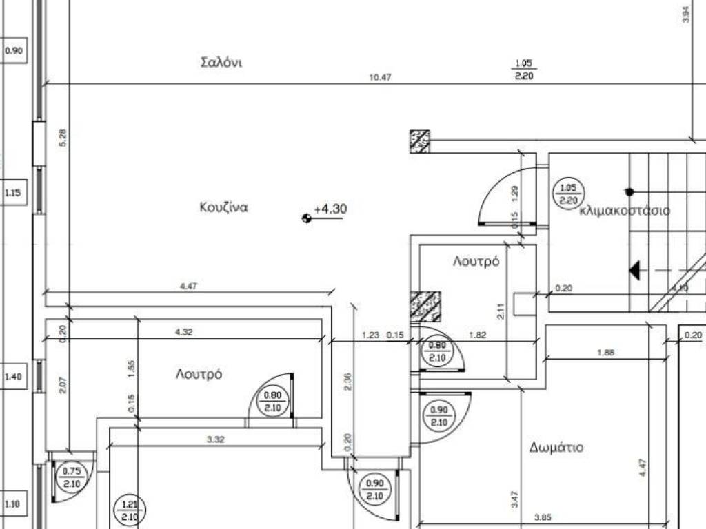 κάτοψη 1ου ορόφου