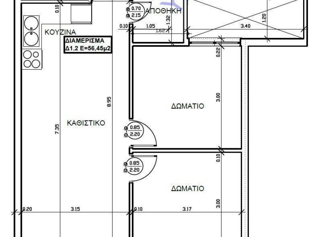Forumland Real Estate, Κάτοψη Δ1.2