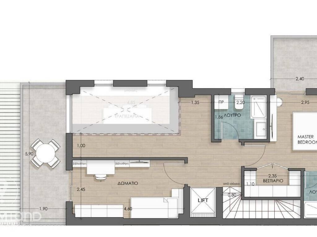 Forumland Real Estate, Κάτοψη ορόφου