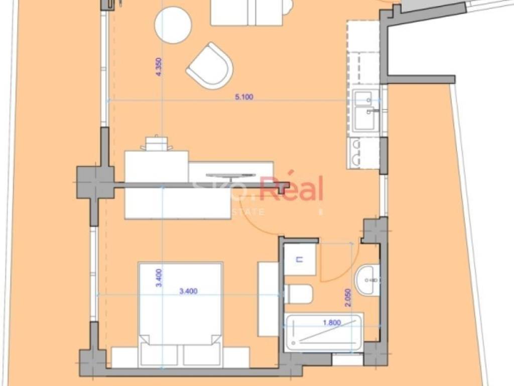 Κάτοψη γκαρσονιέρας